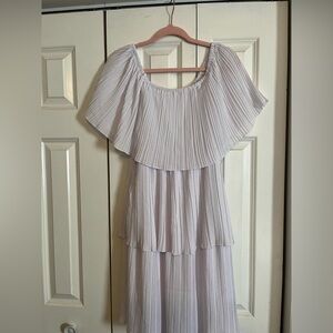 White tiered dress - Amazon